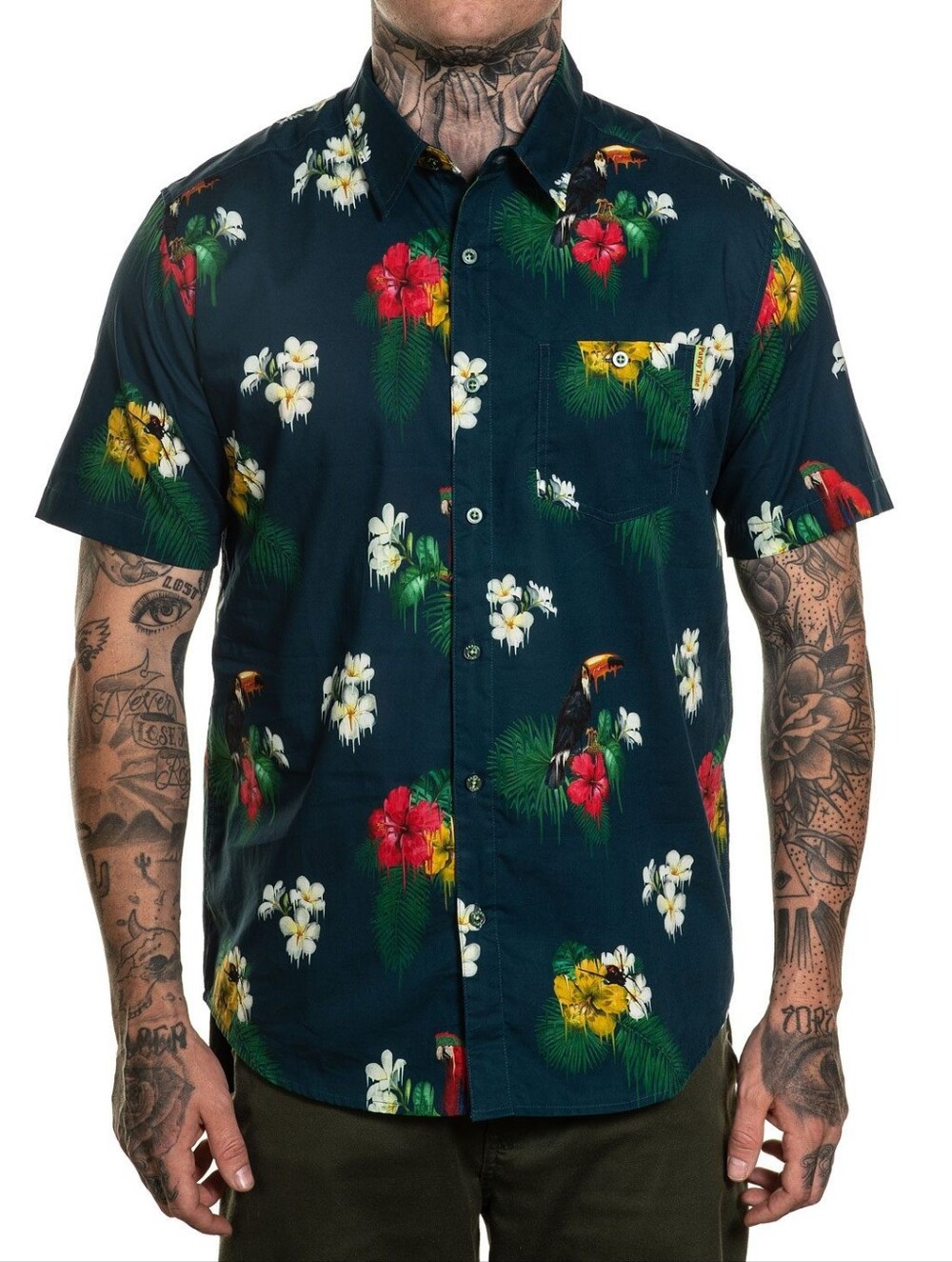 NWT | Pardy Time "On Acid" Tropical Shirt | Medium